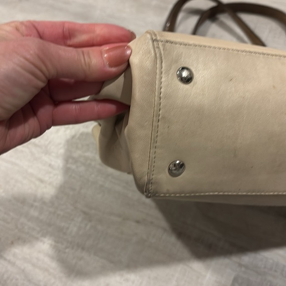 ⭐️  COACH Penelope ~Leather Top ~Turnlock Satchel Carryall Purse F16531 - Picture 8 of 10